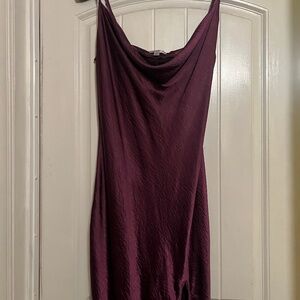 Deep purple Justify Dress with side slit